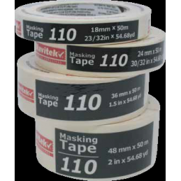 ADHESIVAS CINTA NAVITEK 110 MASKING 18MMX50MTS ECONOMICA