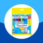 BOLIGRAFO PUNTO MEDIANO KILOMETRICO 100ST PAPER MATE C/10PZ