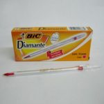 BOLIGRAFO BIC PUNTO MEDIANO DIAMANTE ROJO