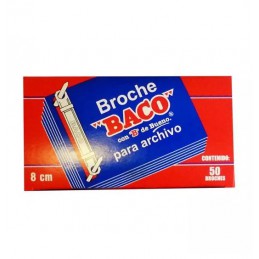 BROCHE BACO DE 8CMS 50PZ