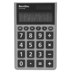 CALCULADORA DE BOLSILLO BARRILITO 12 DIGITOS