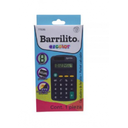 CALCULADORA DE BOLSILLO BARRILITO 8 DIGITOS