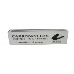 CARBONCILLO PARA DIBUJO VEGETAL 12PZ