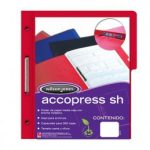 CARPETA T PRESSB CARTA MC ACCO C/BROCHE 8CMS SIN PERCALINA ROJA
