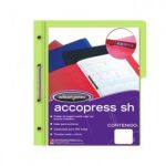 CARPETA T PRESSB CARTA MC C/BROCHE 8CMS SIN PERCALINA VERDE