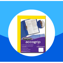 CARPETA T PRESSB CARTA ACCO NP C/PALANCA DE PRESION AMARILLA