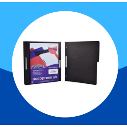 CARPETA T PRESSB WILSON JONES CARTA MC NEGRO C/BROCHE 8CMS SIN PERCALINA