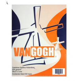 CARTULINA OPALINA VAN GOGH CARTA BLANCA 100H 225GR