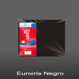 CARTULINA IRIS MATE 50X65CMS NEGRA EUROMAC