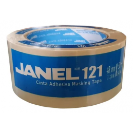 ADHESIVA CINTA MASKING JANEL 121 48MM X 50MTS USO GENERAL