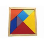 TAMGRAM DE M.D.F. 20X20CMS