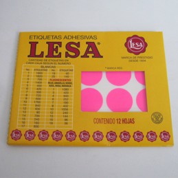 ETIQUETA CHICA FLOURES ROSA LESA 0 25MM 240