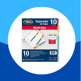 SEPARADOR WILSON JONES MULTIDEX CON 10 DIVISIONES