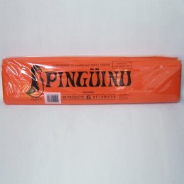 PAPEL CREPE NARANJA 04 DE 0.50x2mts PINGUINO