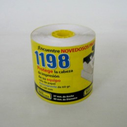 ROLLO PARA SUMADORA 57MM X 15MTS AUTOCOPIANTE PRINTAFORM