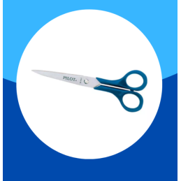 TIJERA 6" PILOT ACERO MANGO DE PLASTICO