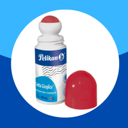 TINTA PARA SELLO PELIKAN 60ML GIRAPLICA ROJA