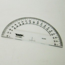 TRANSPORTADOR BACO 180o DE 15CMS T115200